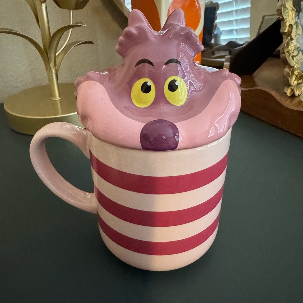 Disney Pink and Purple Cheshire Cat Mug